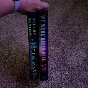 Reese’s Bookclub- First Lie Wins and We Were Never Here Books